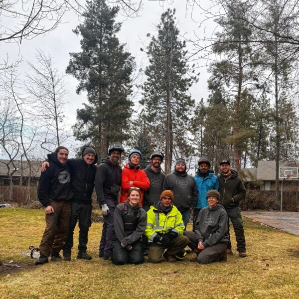 Winter Crew, on a large project, from snow to sun.